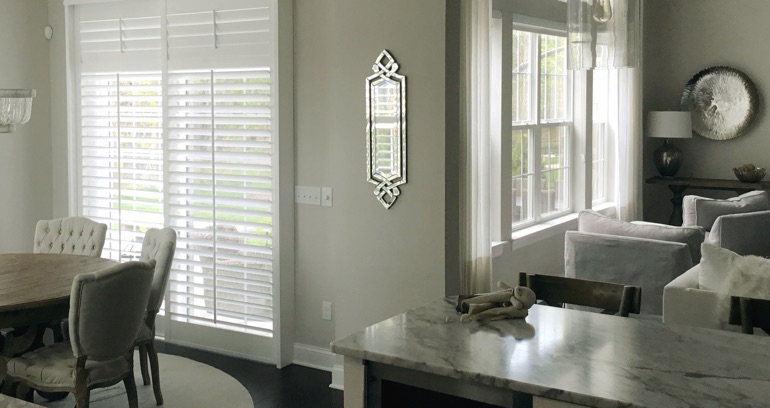 Denver kitchen patio door shutters